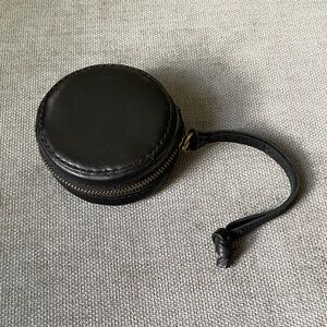 Real leather zip pouch Madewell